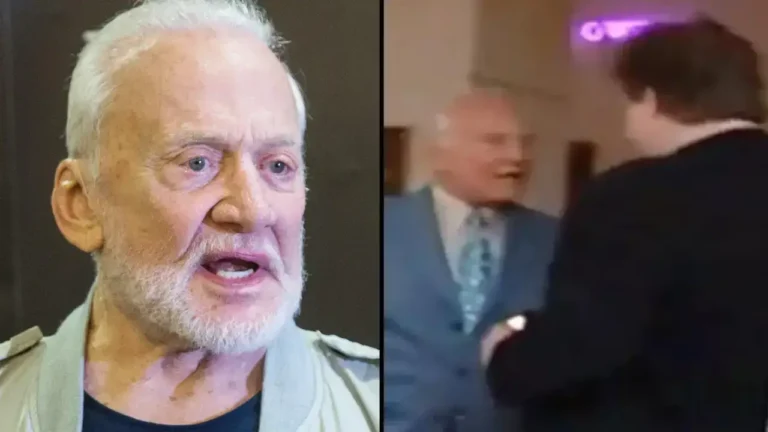 Buzz Aldrin Punched A Conspiracy Theorist After He Accused Him Of Faking The Moon Landing